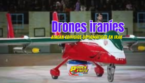 Un dron logró impactar